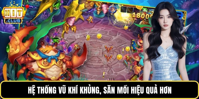 Hệ thống vũ khí khủng, săn mồi hiệu quả hơn