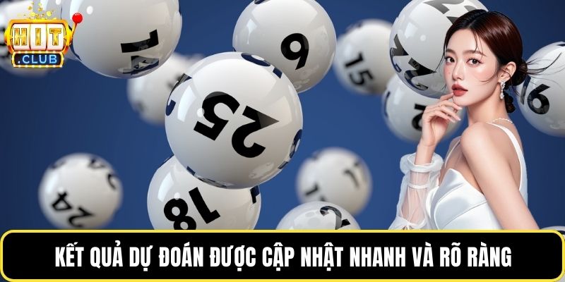 Kết quả dự đoán được cập nhật nhanh và rõ ràng